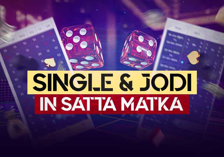 single and jodi in satta matka, single in satta matka, jodi in satta matka